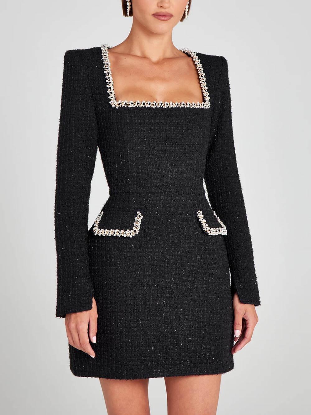 Square Neck / Black / XL