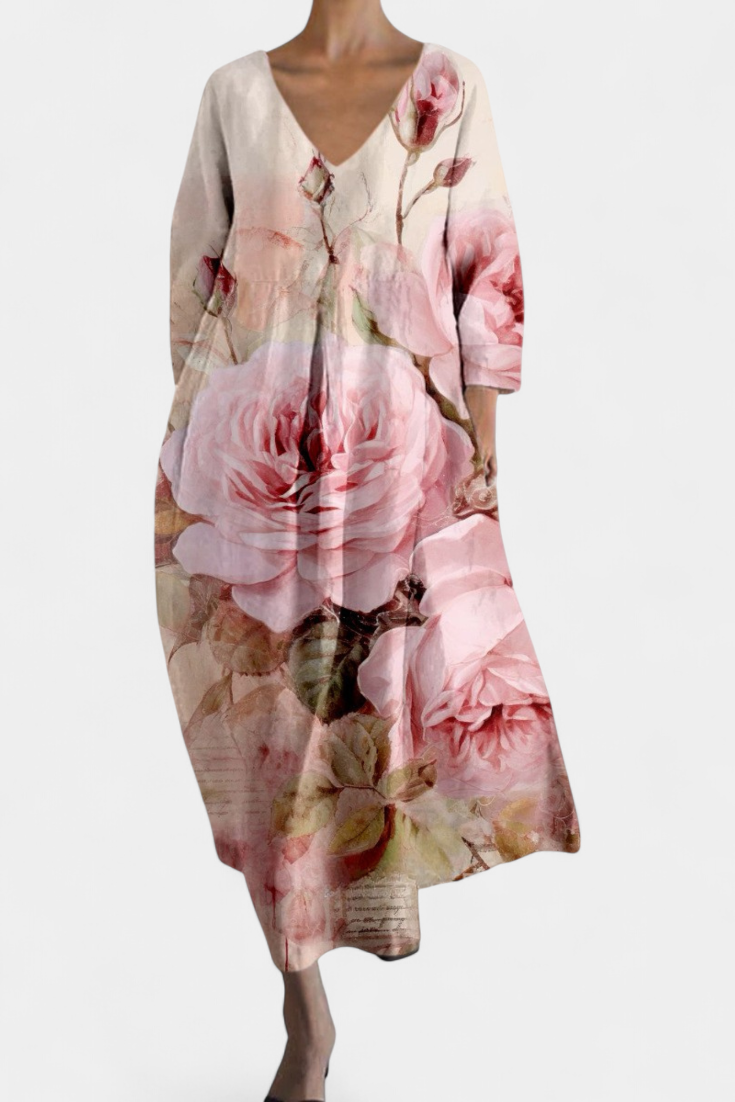 Pink Flowers / 3XL