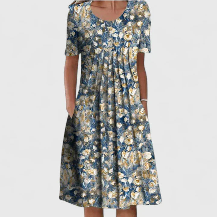 Light Blue Floral / 3XL