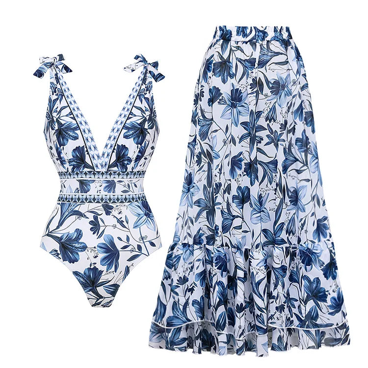 Swimsuit + Skirt02 / 2XL