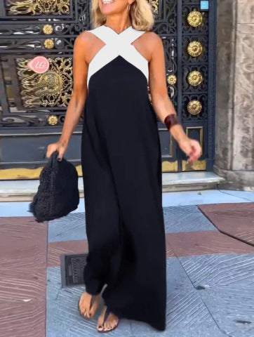 Black with White Shoulder Detail / 3XL