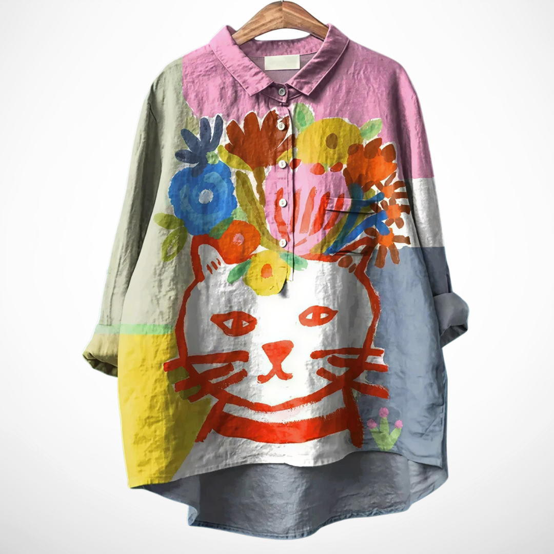 Multicolor (Cat Print) / 5XL