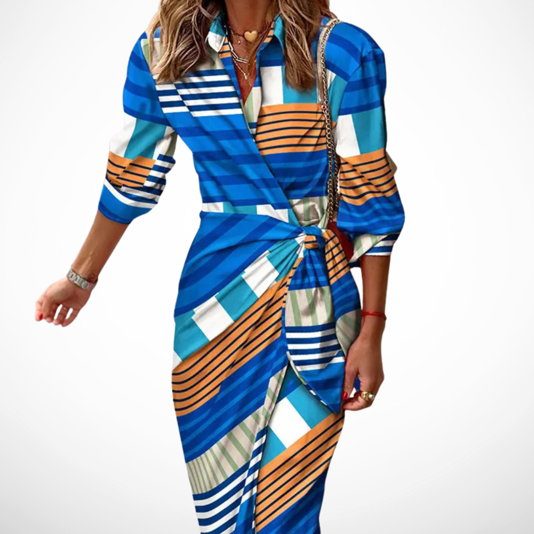 Blue/Brown Striped / 3XL