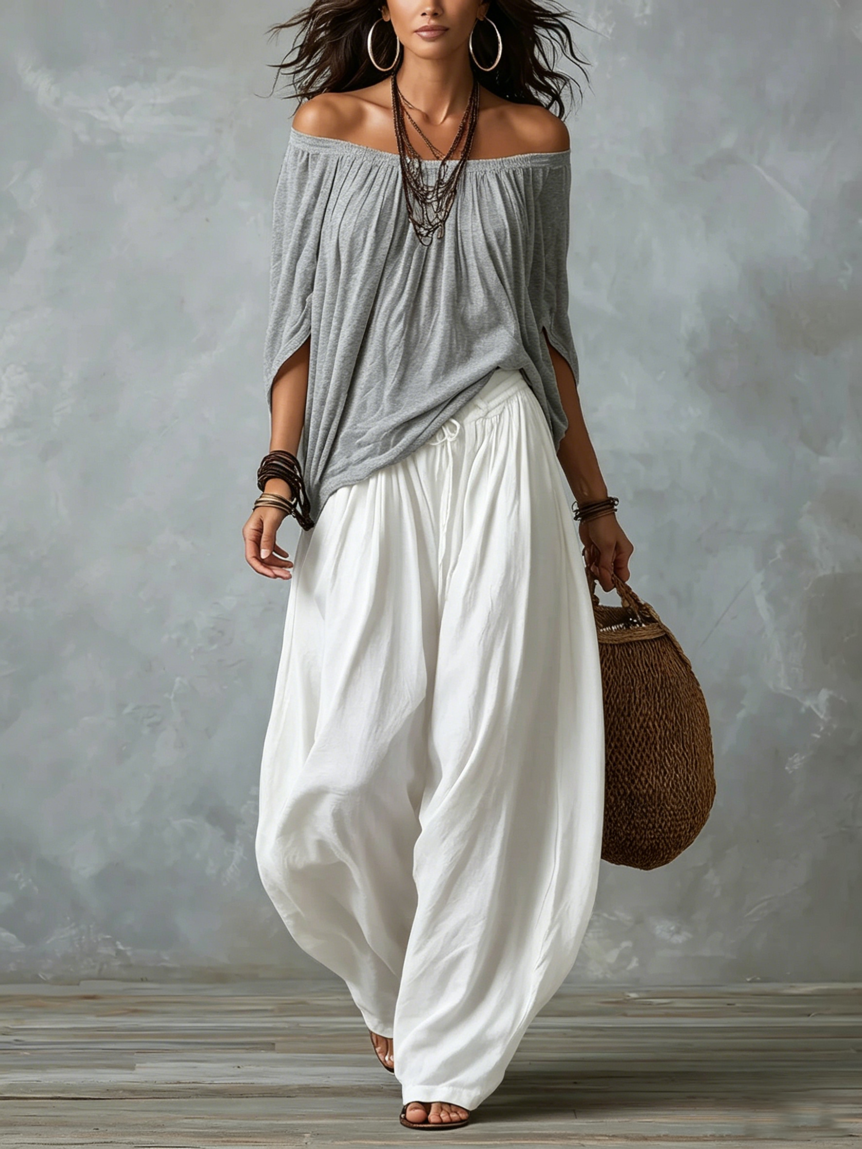Grey White / 2XL(18)
